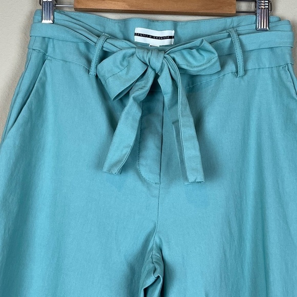 Jules & Leopold Sage Wide Leg Pull On Tie Waist Pants; Size L; EUC - Picture 2 of 9